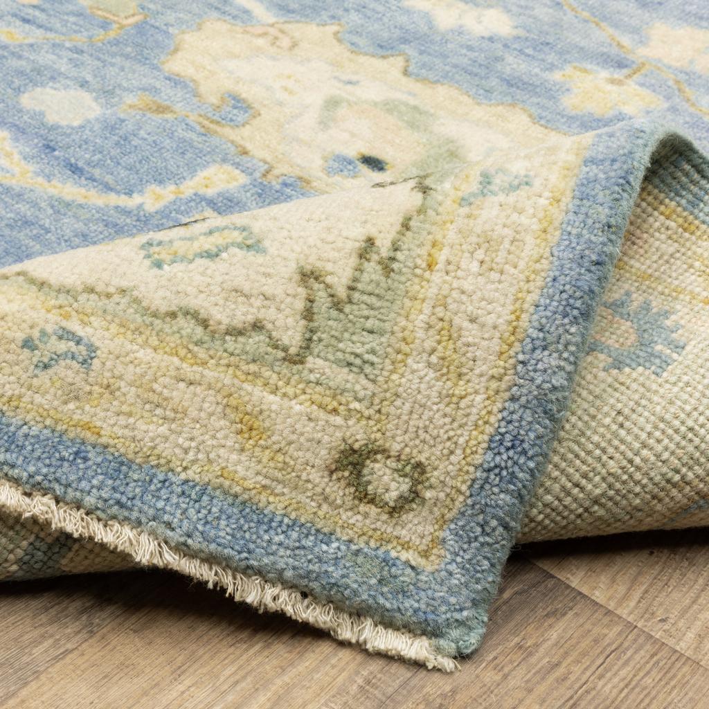 Oriental Weavers Palace 10311 Blue Rectangle Indoor Runner Oriental Pattern-