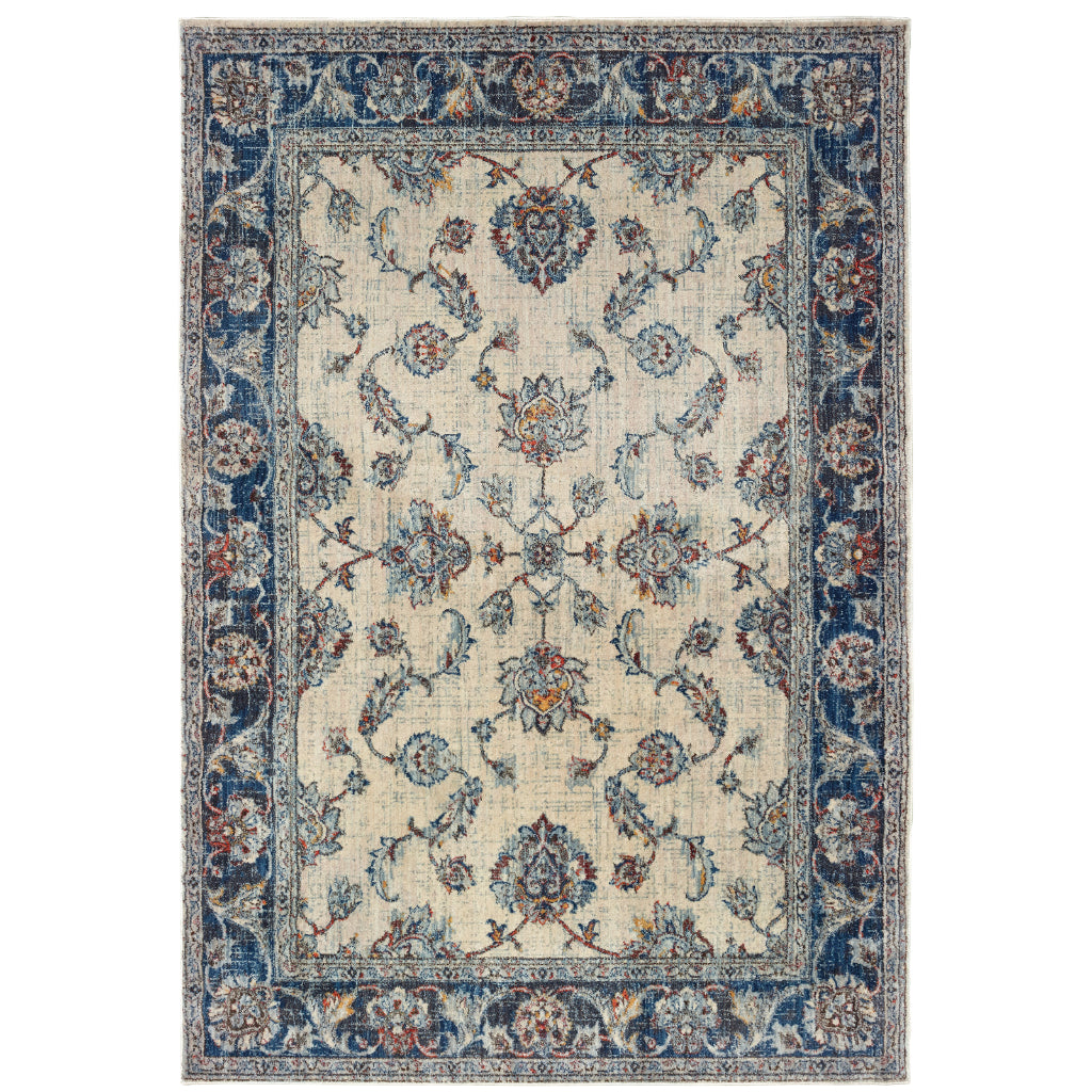 Oriental Weavers Pandora 1802E Multicolor Rectangle Indoor Area Rug - Stain Resistant Traditional Rug with Oriental Design