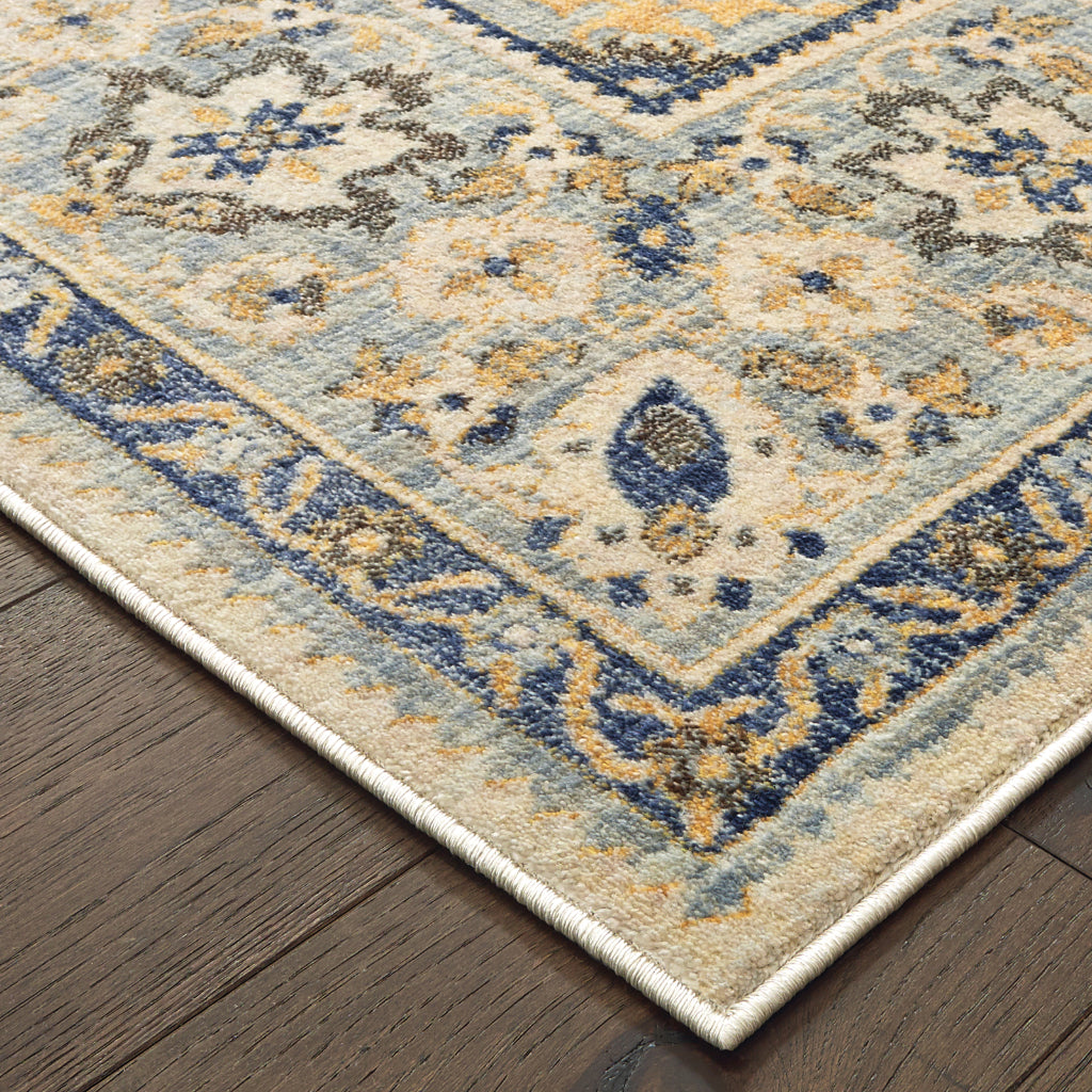 Oriental Weavers Pandora 8027W Multicolor Rectangle Indoor Area Rug - Stain Resistant Traditional Rug with Distressed Medallion Design