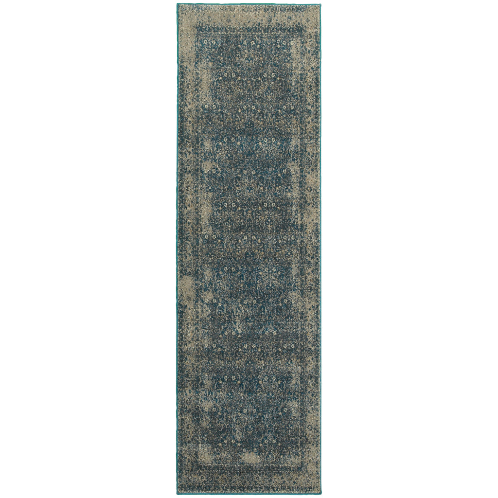 Oriental Weavers Pasha 1337B Multicolor Rectangle Indoor Runner - Cozy Stain Resistant Low Pile Rug with Medallion Design