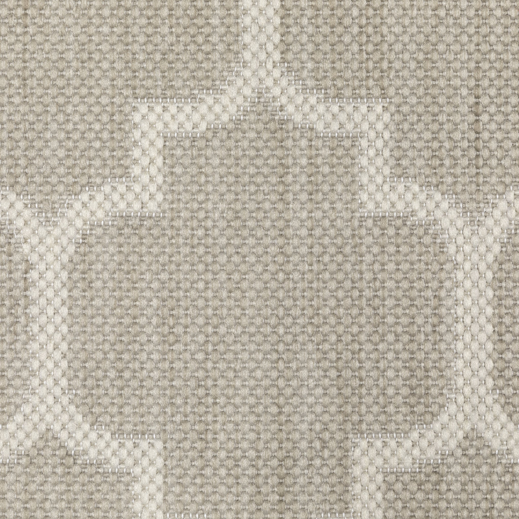 Oriental Weavers Portofino 1636H Grey/Ivory Rectangle Indoor / Outdoor Area Rug - Stain Resistant Machine Made Patio Rug