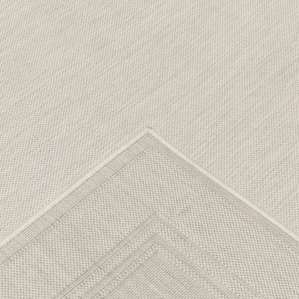 Oriental Weavers Portofino 6765W Ivory/Grey Rectangle Indoor / Outdoor Area Rug - Stain Resistant Machine Made Patio Rug