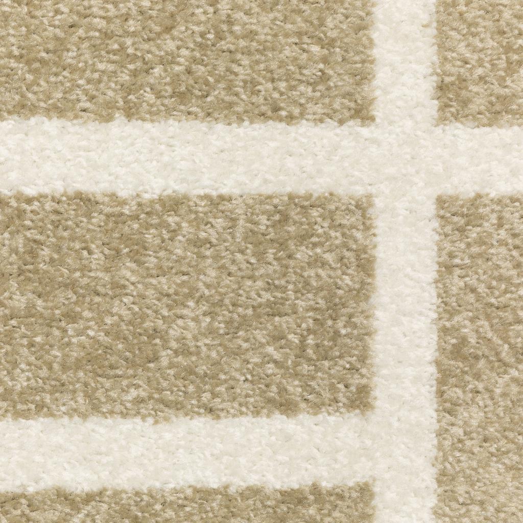 Oriental Weavers Quinn QUI04 Beige Rectangle Indoor Area Rug Geometric Pattern-