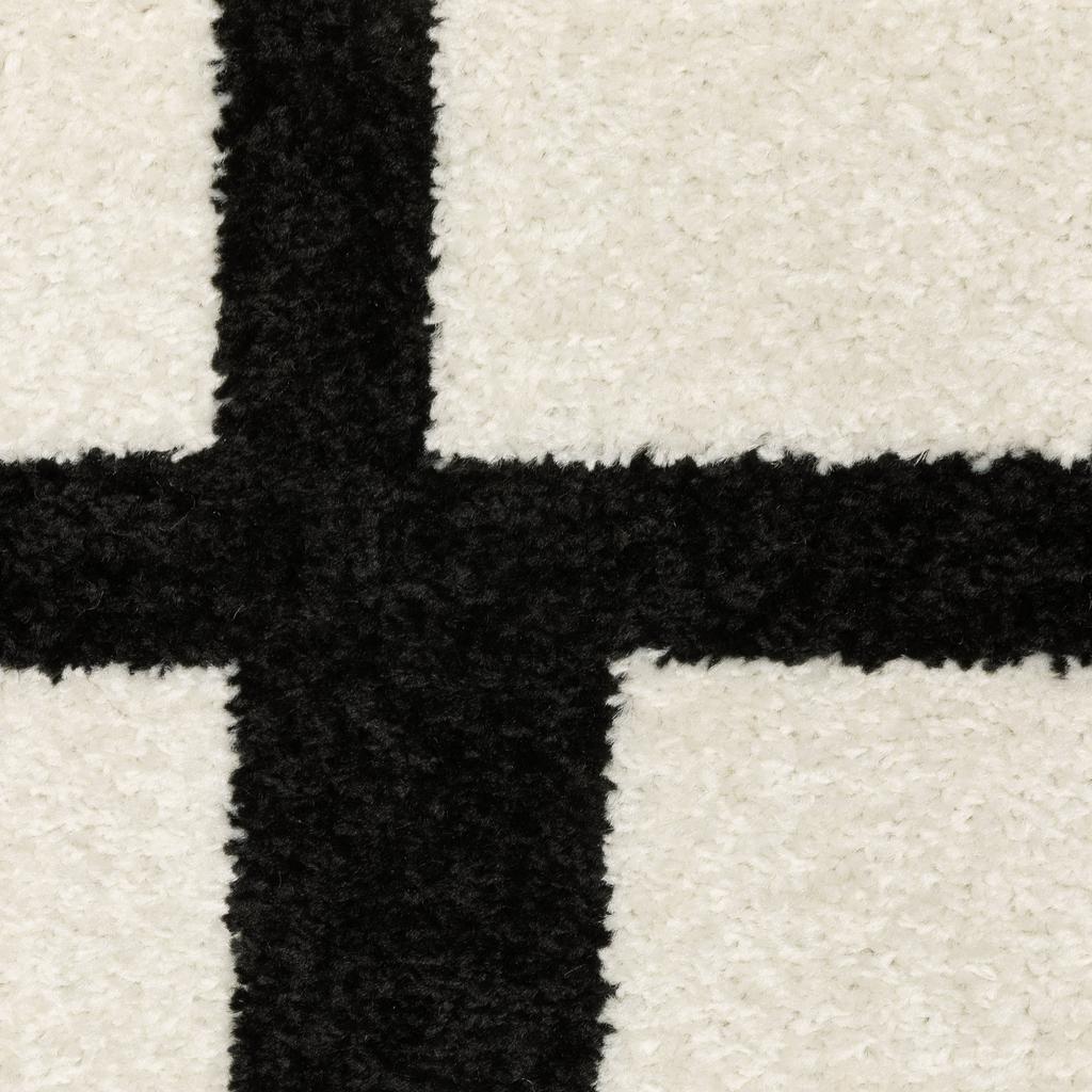 Oriental Weavers Quinn QUI06 Ivory Rectangle Indoor Runner Geometric Pattern-