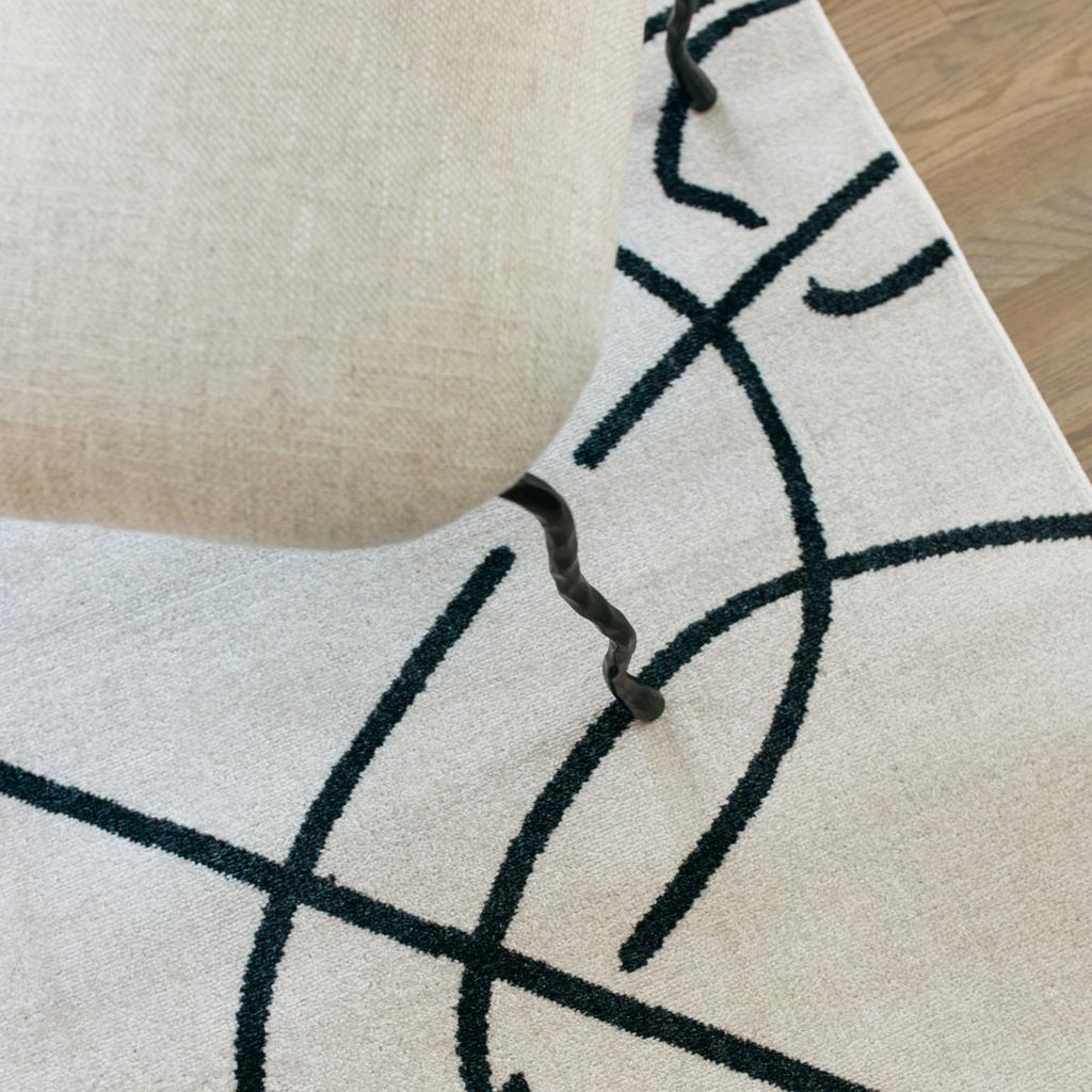 Oriental Weavers Quinn QUI12 Beige Rectangle Indoor Runner Abstract Pattern-