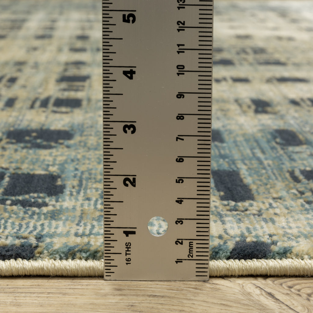 Oriental Weavers Reed RE07B Multicolor Rectangle Indoor Area Rug - Super Soft Stain Resistant Low Pile Rug with Geometric Design-