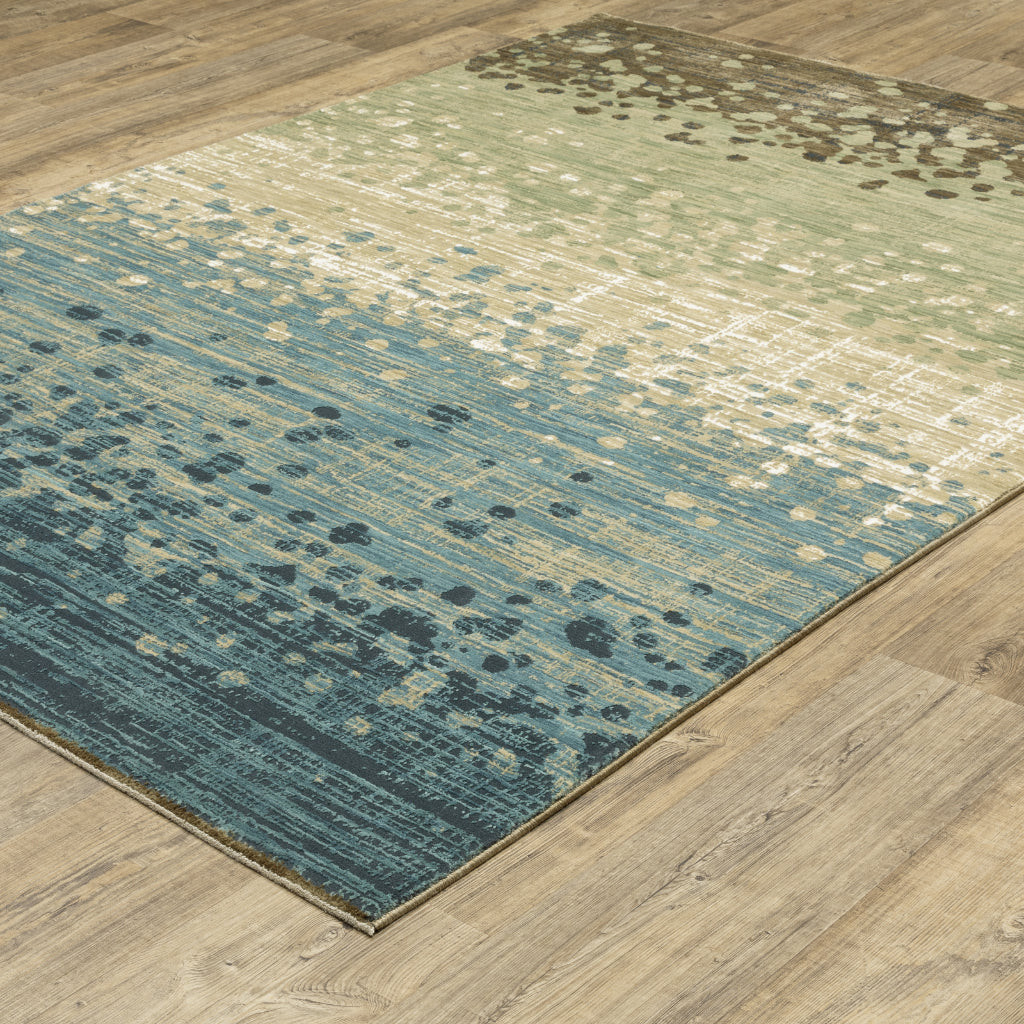 Oriental Weavers Reed RE08A Multicolor Rectangle Indoor Area Rug - Super Soft Stain Resistant Low Pile Rug with Abstract Design