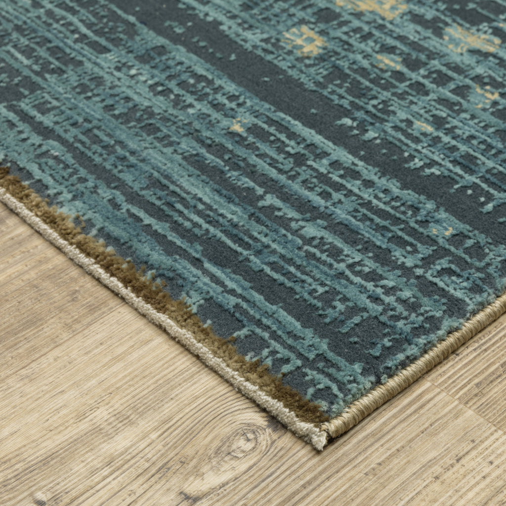 Oriental Weavers Reed RE08A Multicolor Rectangle Indoor Area Rug - Super Soft Stain Resistant Low Pile Rug with Abstract Design