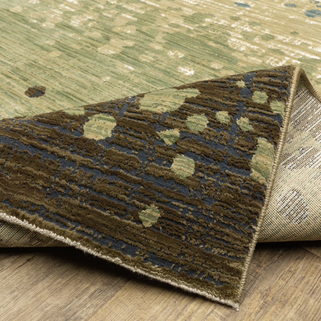 Oriental Weavers Reed RE08A Multicolor Rectangle Indoor Area Rug - Super Soft Stain Resistant Low Pile Rug with Abstract Design