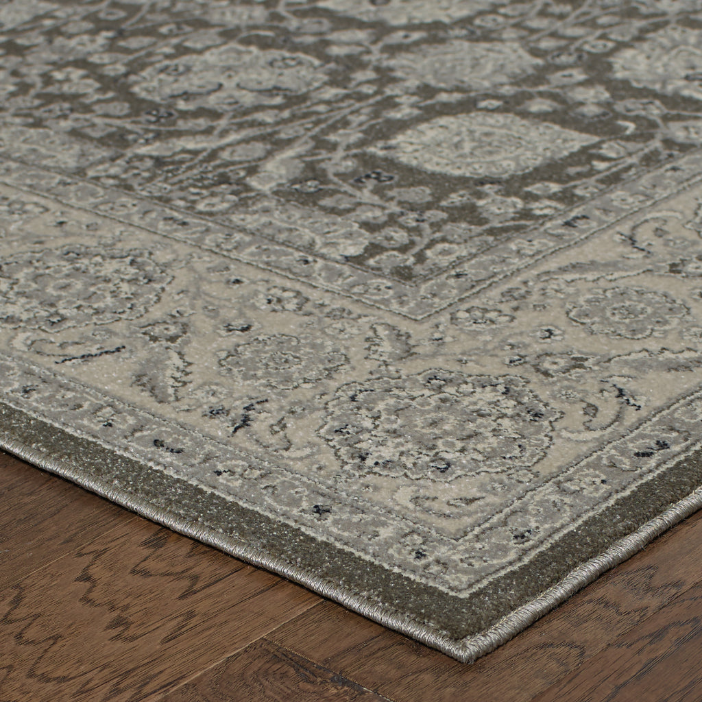 Oriental Weavers Richmond 1330U Brown Rectangle Indoor Runner - Durable &amp; Stain Resistant Low Pile Rug with Floral Design