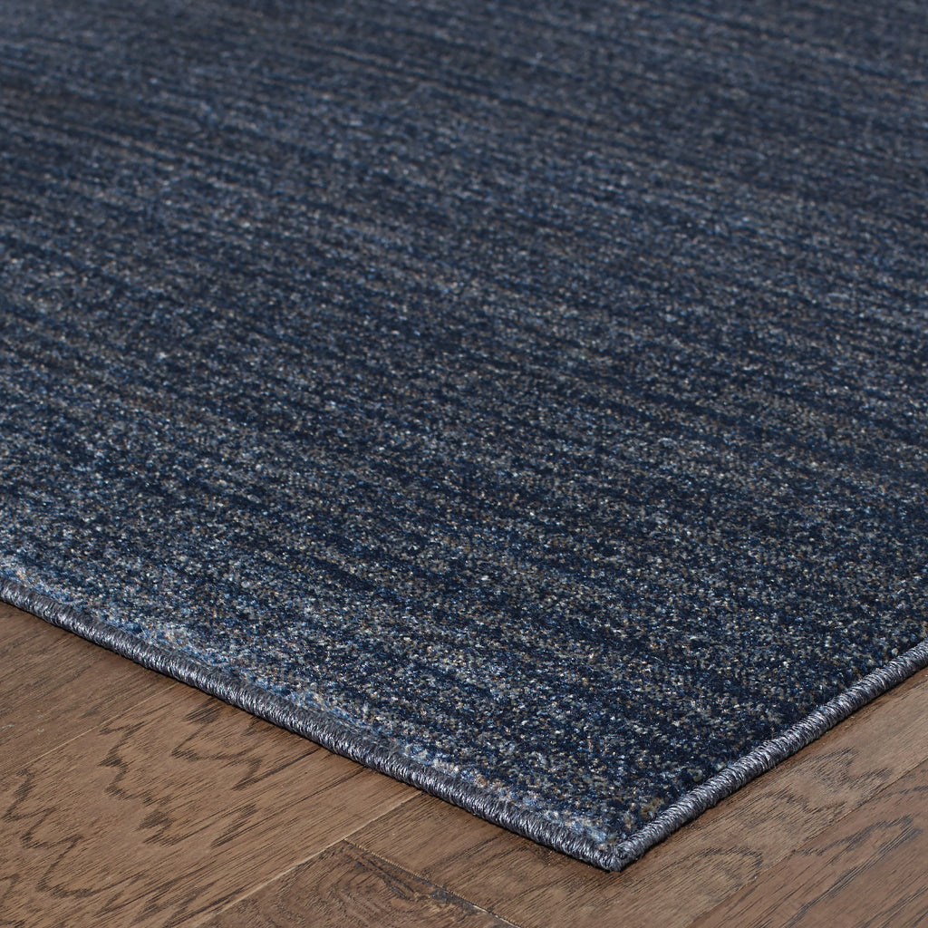 Oriental Weavers Richmond 526B3 Navy Rectangle Indoor Area Rug - Durable &amp; Stain Resistant Low Pile Rug with Striped Design