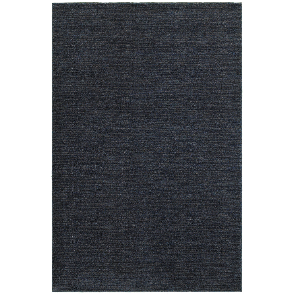 Oriental Weavers Richmond 526B3 Navy Rectangle Indoor Area Rug - Durable &amp; Stain Resistant Low Pile Rug with Striped Design