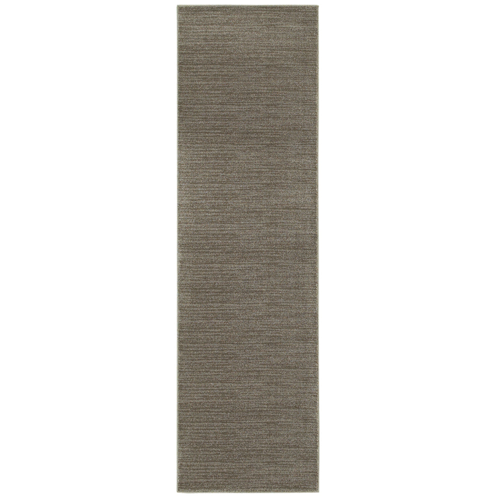 Oriental Weavers Richmond 526H3 Gray Rectangle Indoor Runner - Durable &amp; Stain Resistant Low Pile Rug with Striped Design