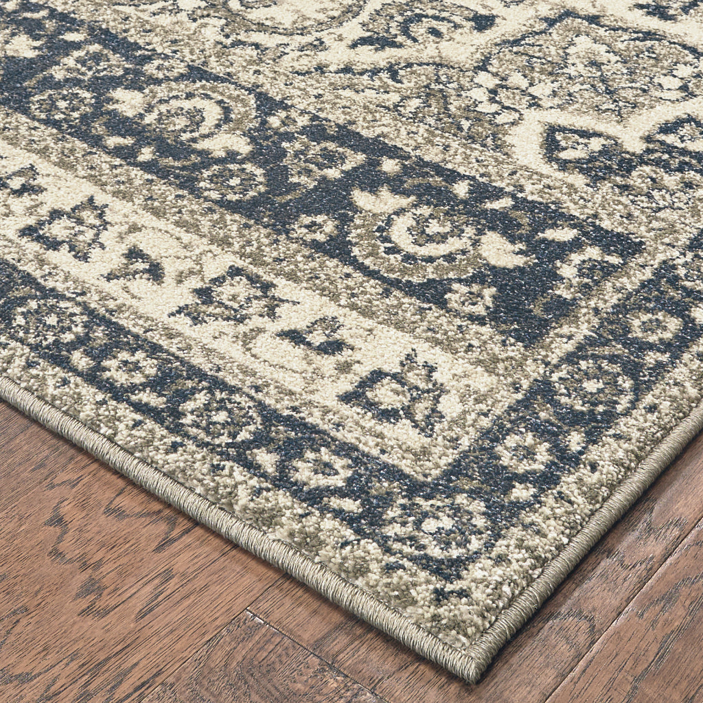 Oriental Weavers Richmond 5504I Multicolor Rectangle Indoor Runner - Durable &amp; Stain Resistant Low Pile Rug with Medallion Design