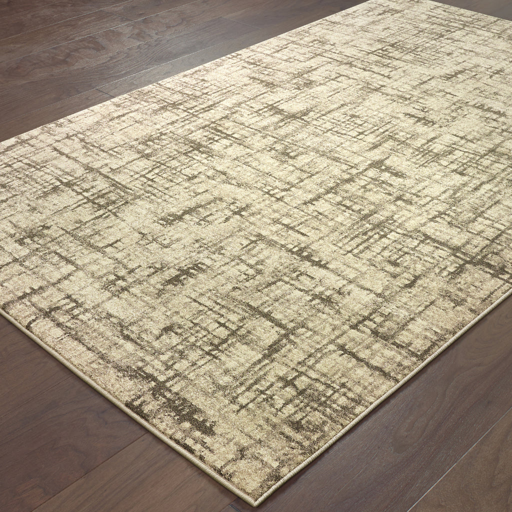 Oriental Weavers Richmond 802J3 Two-Color Rectangle Indoor Area Rug - Durable &amp; Stain Resistant Low Pile Rug with Abstract Design