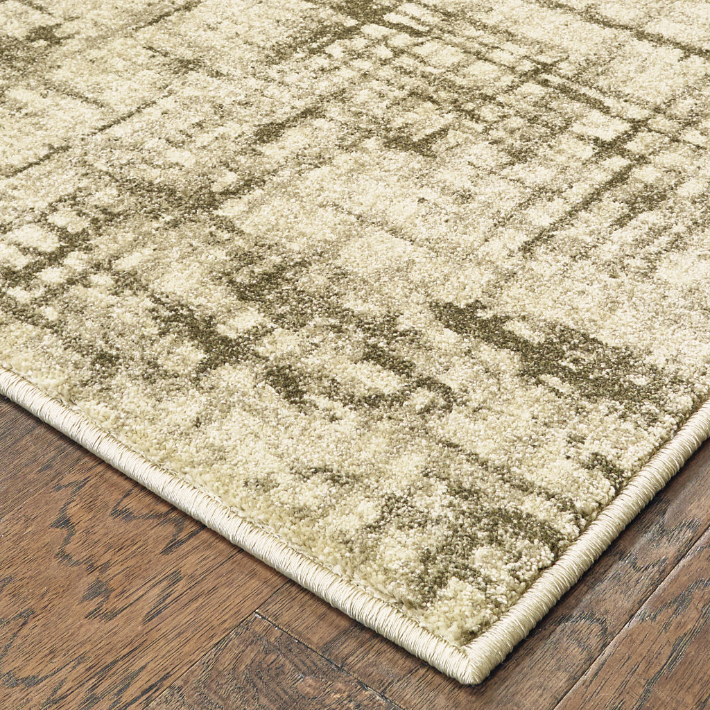 Oriental Weavers Richmond 802J3 Two-Color Rectangle Indoor Area Rug - Durable &amp; Stain Resistant Low Pile Rug with Abstract Design