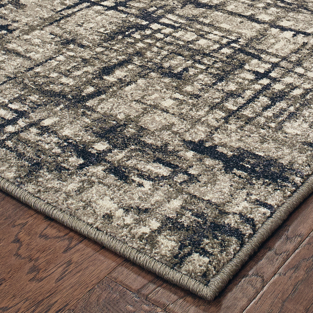 Oriental Weavers Richmond 802K3 Two-Color Rectangle Indoor Area Rug - Durable &amp; Stain Resistant Low Pile Rug with Abstract Design