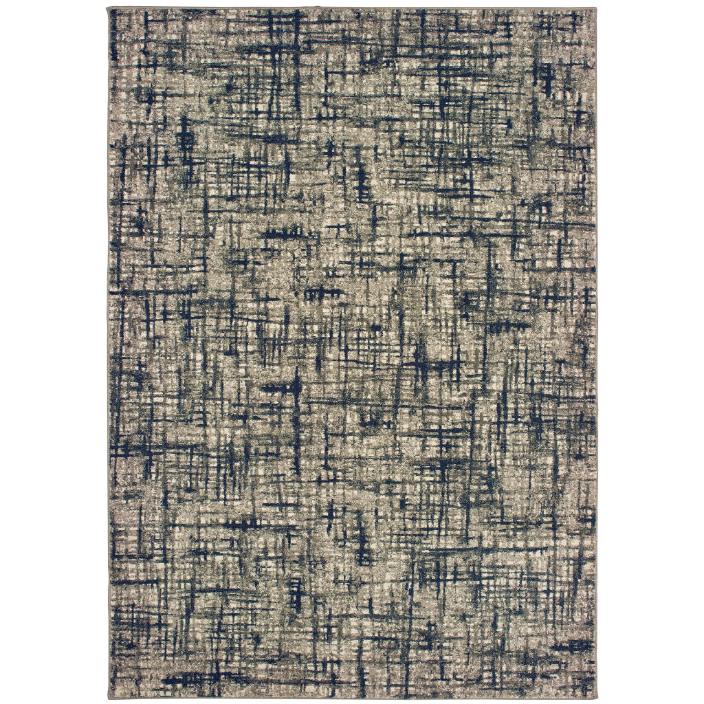 Oriental Weavers Richmond 802K3 Two-Color Rectangle Indoor Area Rug - Durable &amp; Stain Resistant Low Pile Rug with Abstract Design