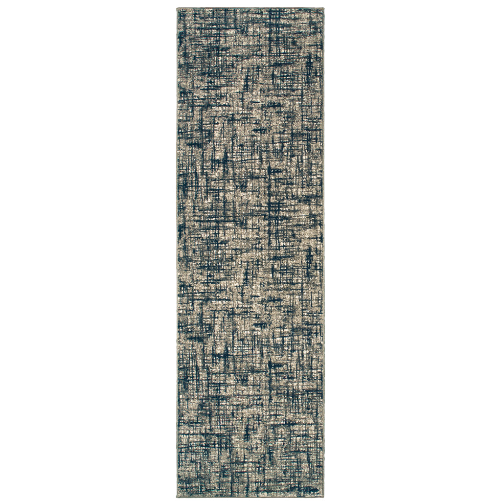 Oriental Weavers Richmond 802K3 Two-Color Rectangle Indoor Runner - Durable &amp; Stain Resistant Low Pile Rug with Abstract Design