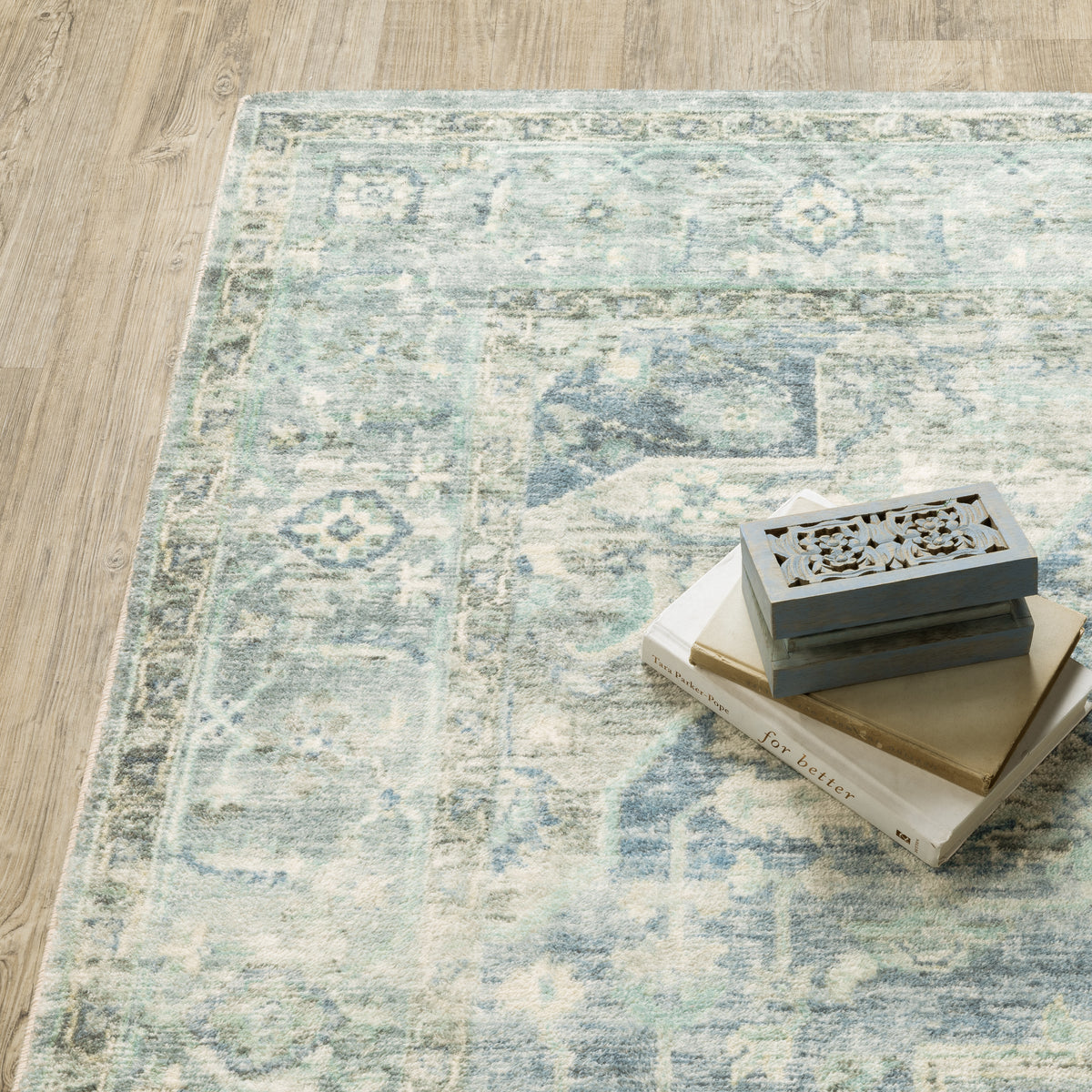 Oriental Weavers Savoy 28102 Multicolor Rectangle Indoor Runner - Elegant Stain Resistant Low Pile Rug with Medallion Design