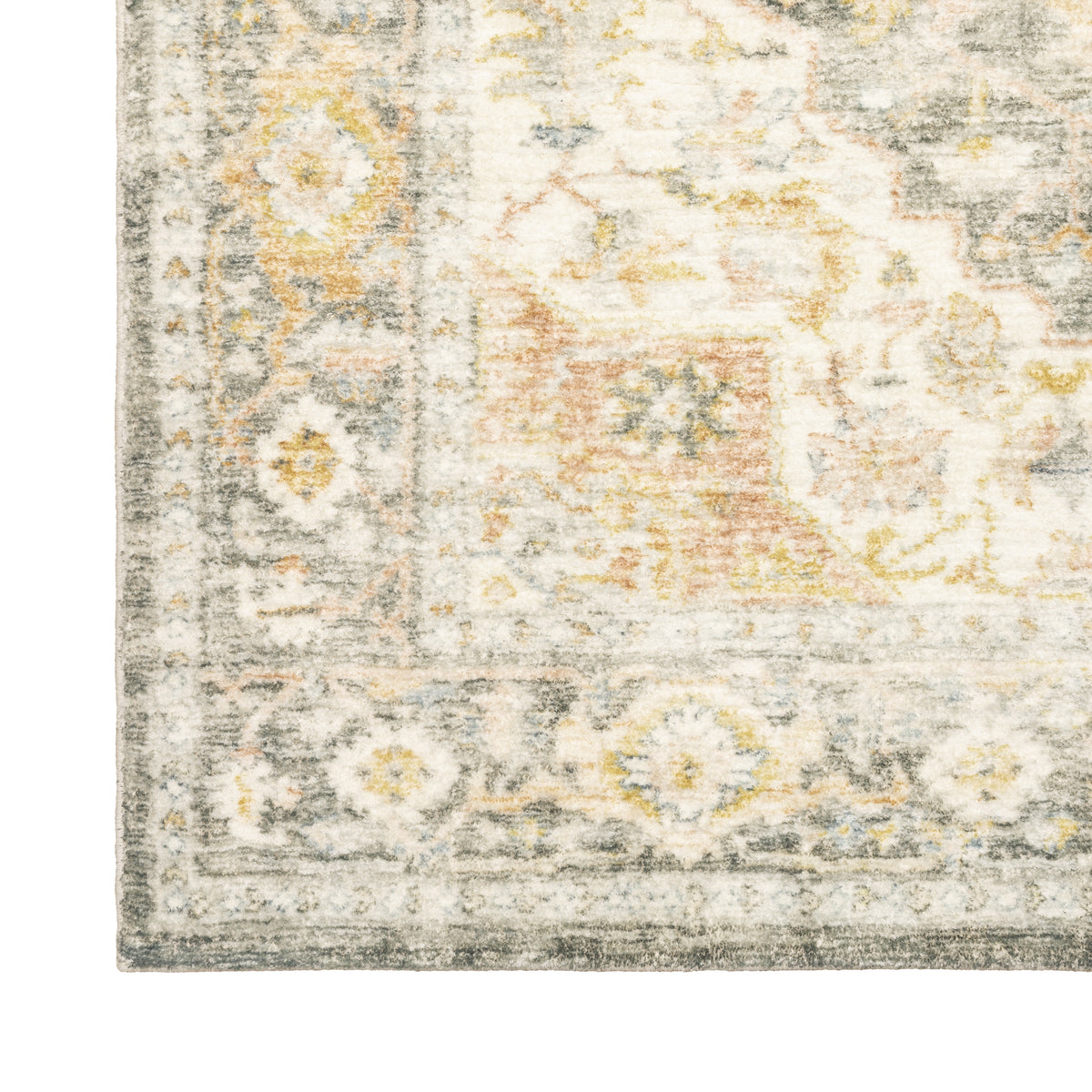 Oriental Weavers Savoy 28103 Multicolor Rectangle Indoor Runner - Elegant Stain Resistant Low Pile Rug with Medallion Design