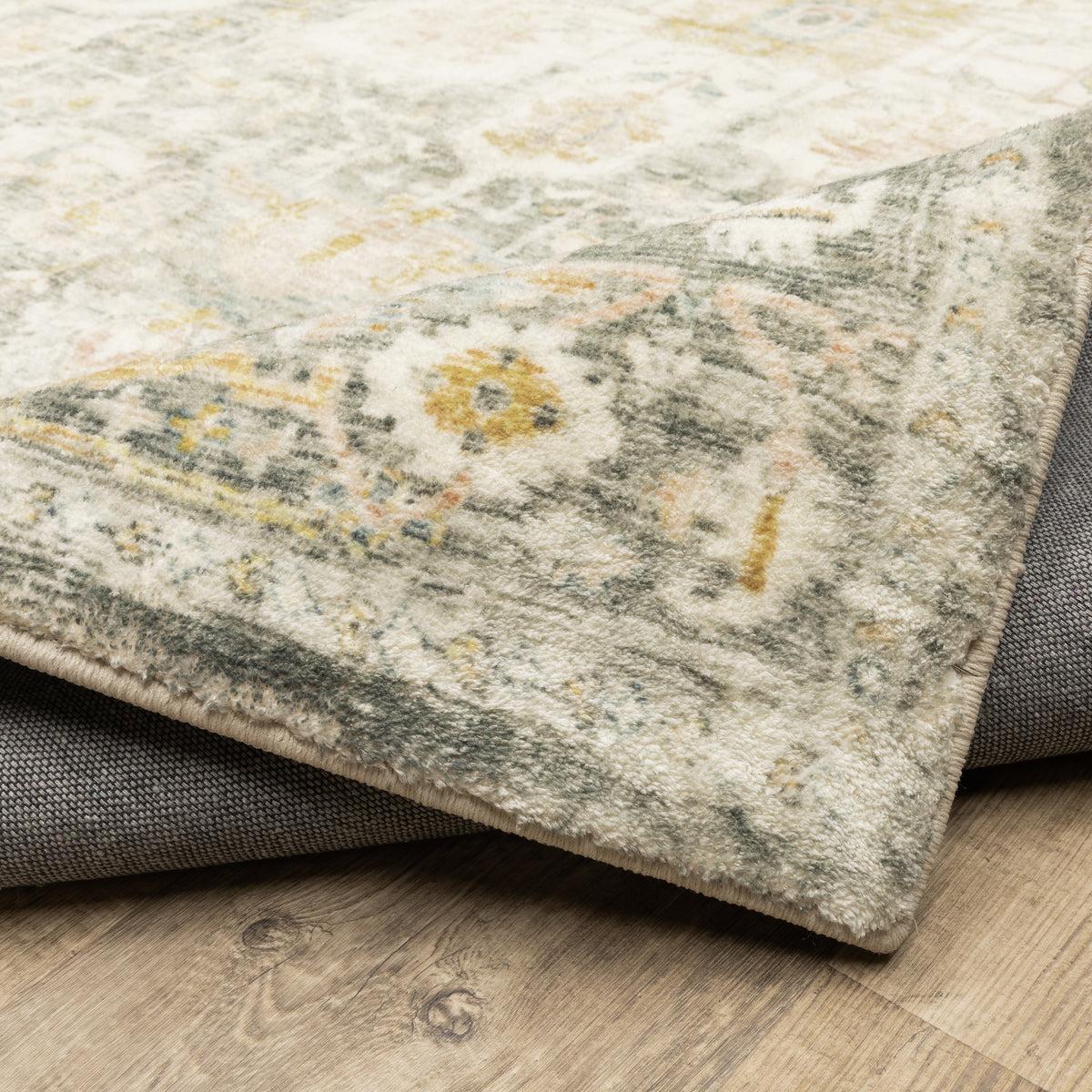 Oriental Weavers Savoy 28103 Multicolor Rectangle Indoor Runner - Elegant Stain Resistant Low Pile Rug with Medallion Design