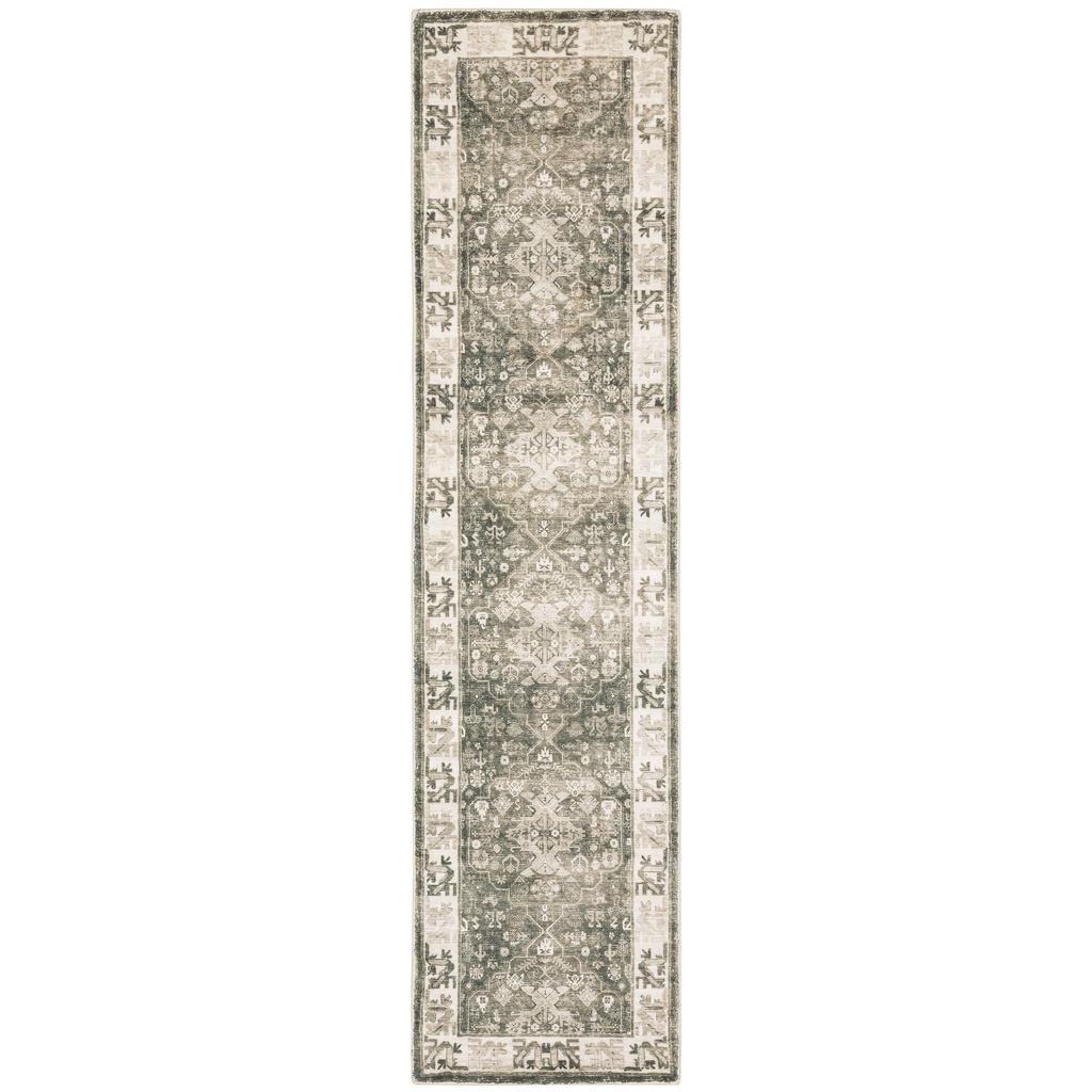 Oriental Weavers Savoy 28105 Multicolor Rectangle Indoor Runner - Elegant Stain Resistant Low Pile Rug with Medallion Design-