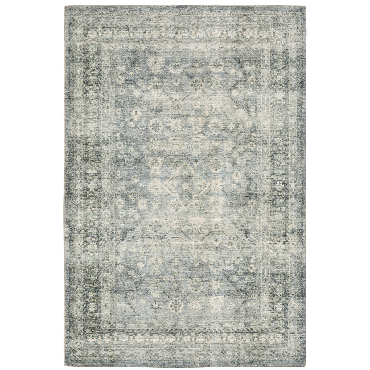 Oriental Weavers Savoy 28106 Multicolor Rectangle Indoor Area Rug - Elegant Stain Resistant Low Pile Rug with Oriental Design