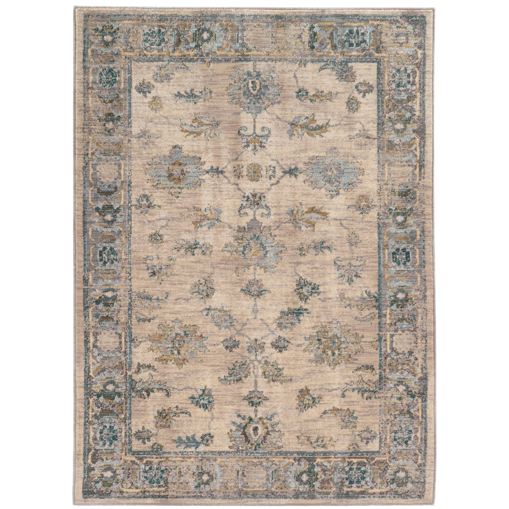 Oriental Weavers Sedona 5171C Multicolor Rectangle Indoor Area Rug - Durable &amp; Stain Resistant Low Pile Rug