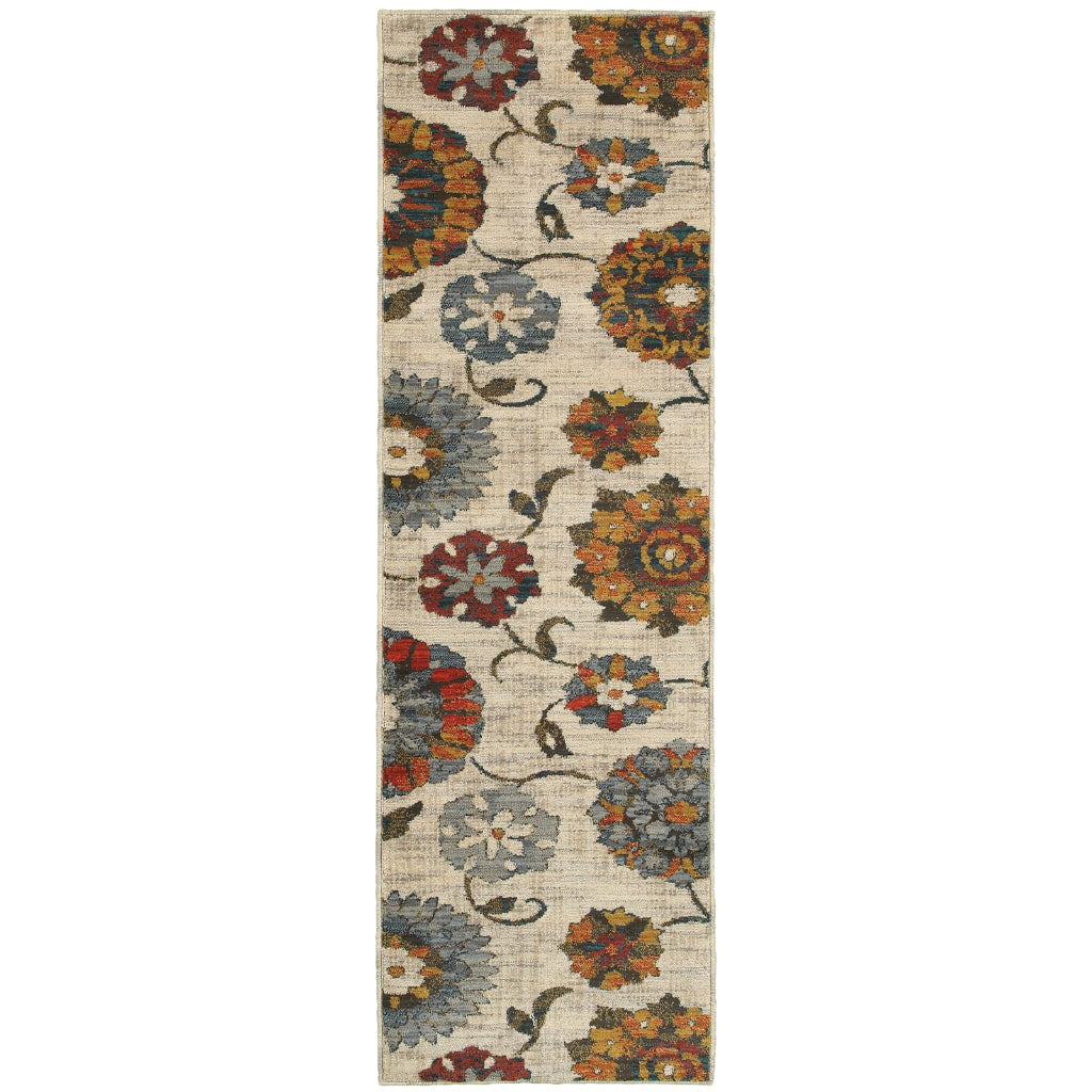 Oriental Weavers Sedona 6361A Multicolor Rectangle Indoor Runner - Durable &amp; Stain Resistant Low Pile Rug