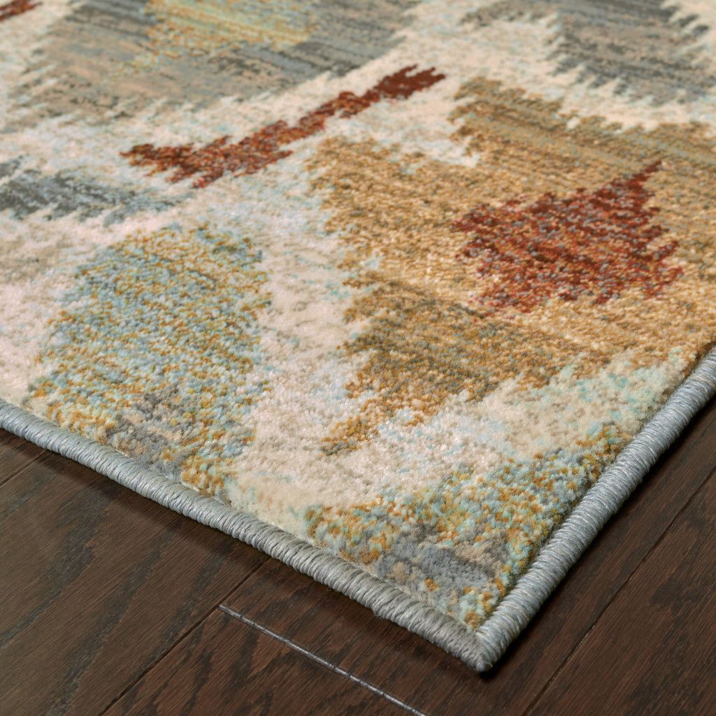 Oriental Weavers Sedona 6371C Multicolor Rectangle Indoor Runner - Durable &amp; Stain Resistant Low Pile Rug