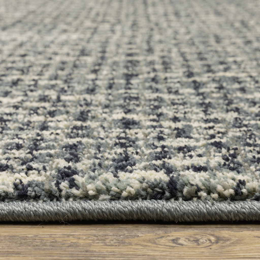 Oriental Weavers Seneca SE02A Multicolor Rectangle Indoor Runner - Contemporary Plush Pile Rug with Abstract Design