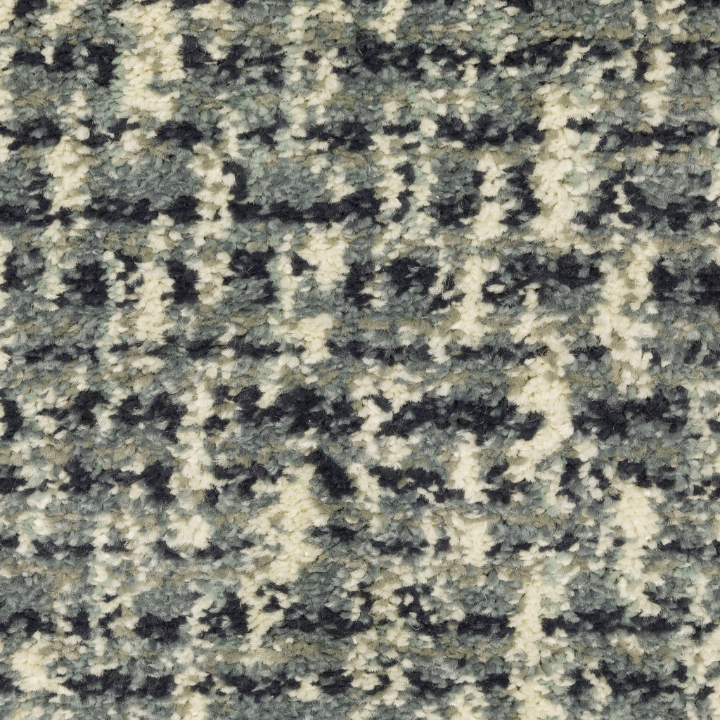 Oriental Weavers Seneca SE02A Multicolor Rectangle Indoor Runner - Contemporary Plush Pile Rug with Abstract Design