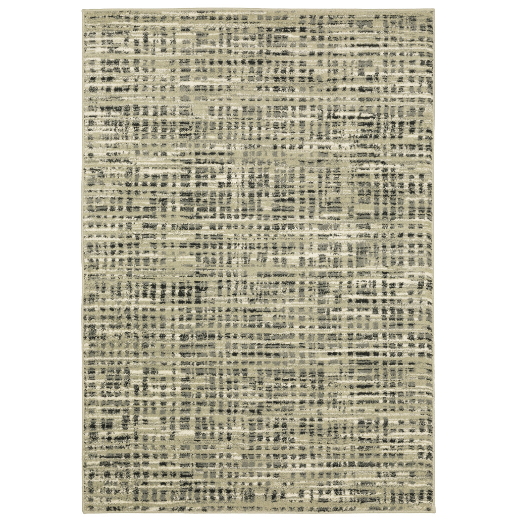 Oriental Weavers Seneca SE05A Multicolor Rectangle Indoor Area Rug - Contemporary Plush Pile Rug with Abstract Design-