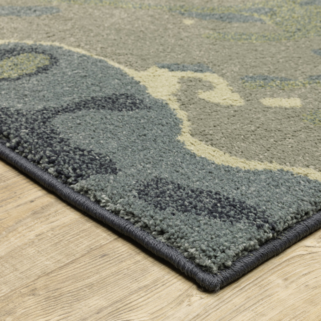 Oriental Weavers Seneca SE10A Multicolor Rectangle Indoor Area Rug - Contemporary Plush Pile Rug with Abstract Design
