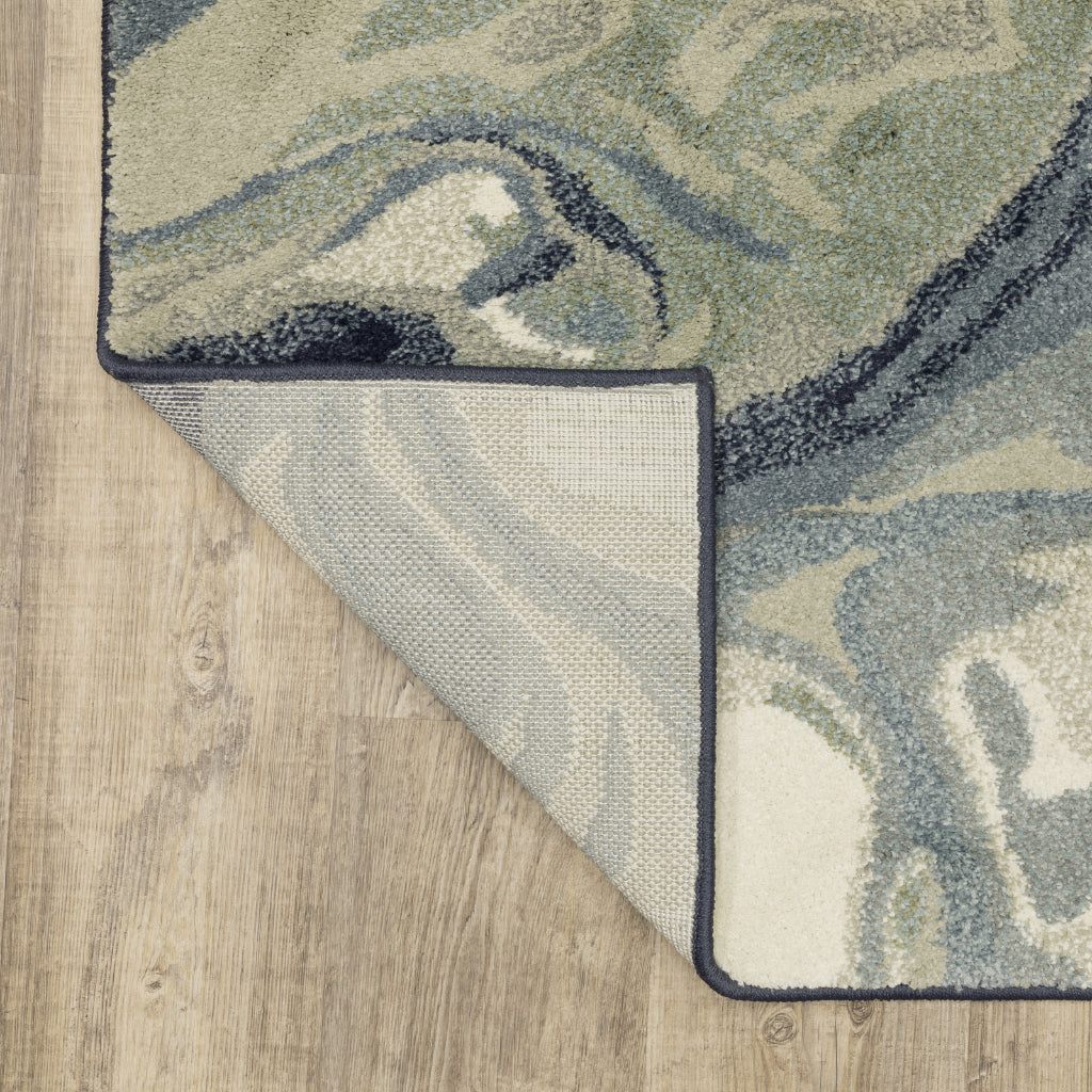 Oriental Weavers Seneca SE10A Multicolor Rectangle Indoor Area Rug - Contemporary Plush Pile Rug with Abstract Design