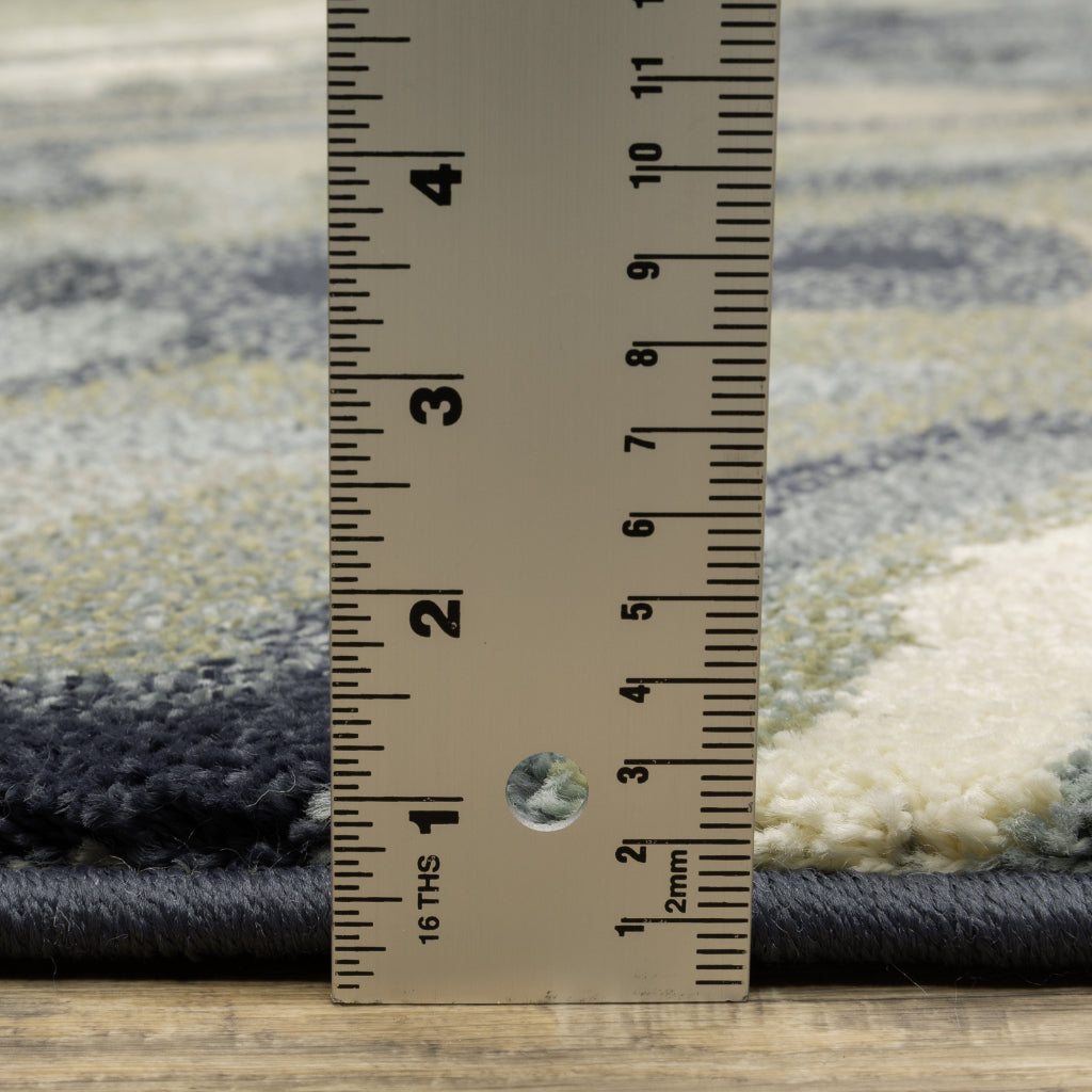 Oriental Weavers Seneca SE10A Multicolor Rectangle Indoor Area Rug - Contemporary Plush Pile Rug with Abstract Design