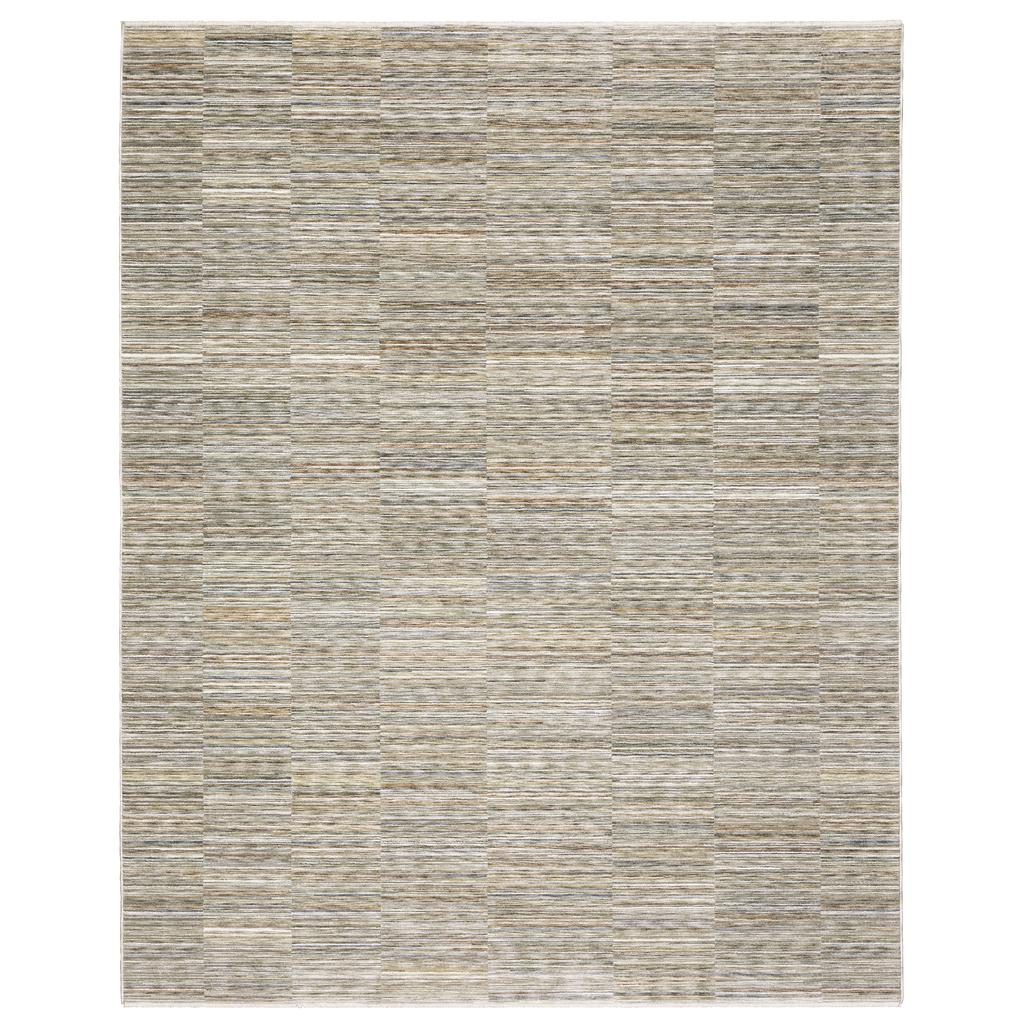Oriental Weavers Soho SOH01 Beige Rectangle Indoor Area Rug Geometric Pattern-