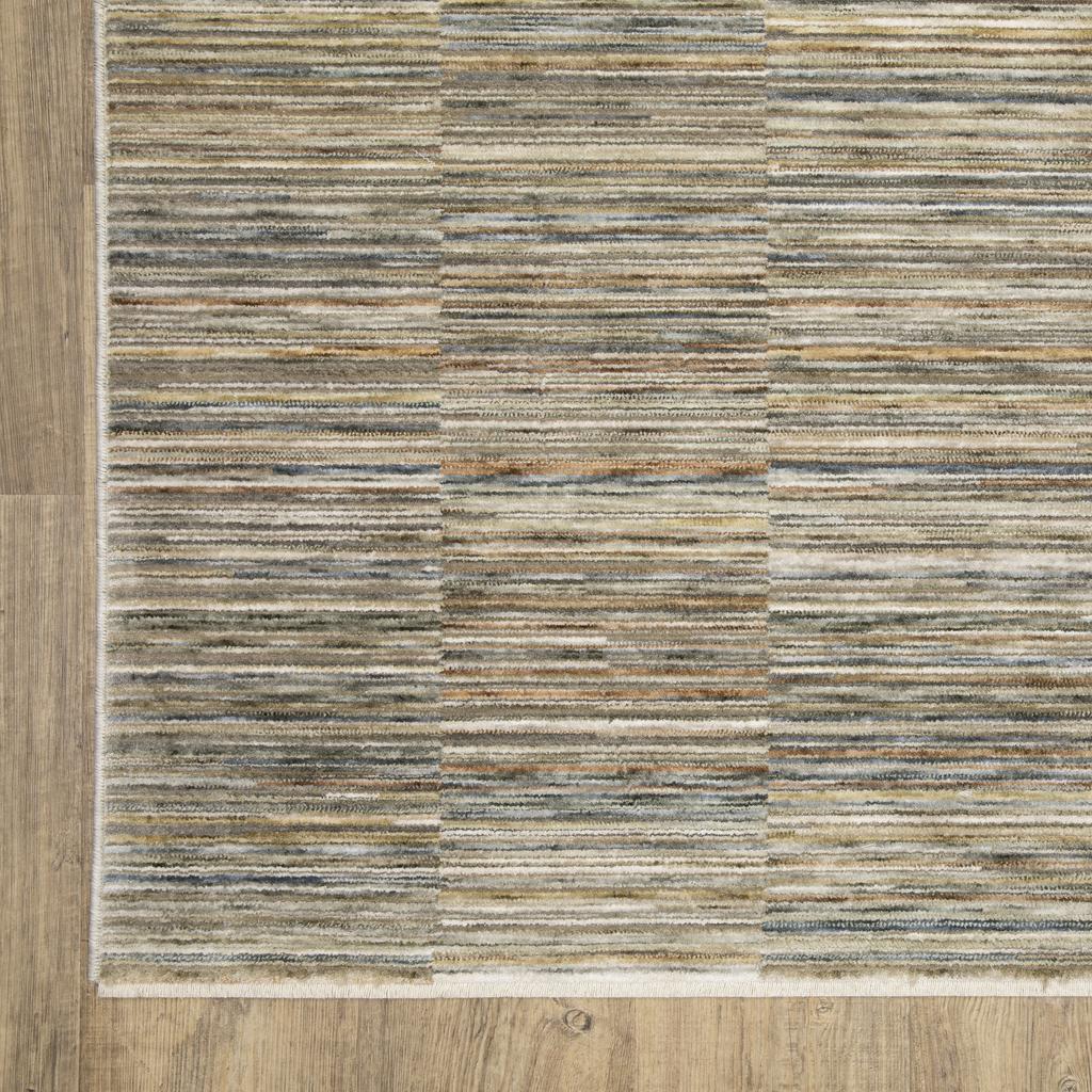 Oriental Weavers Soho SOH01 Beige Rectangle Indoor Runner Geometric Pattern-