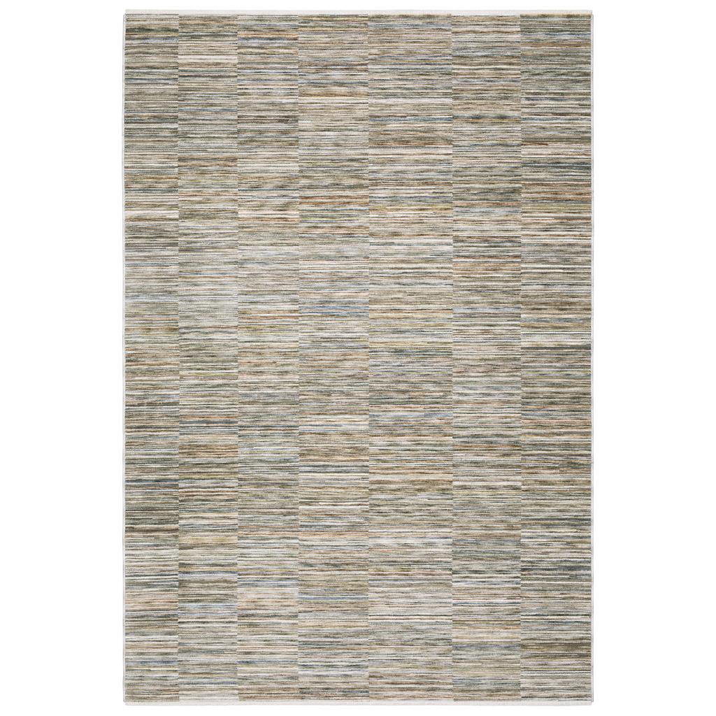 Oriental Weavers Soho SOH01 Beige Rectangle Indoor Runner Geometric Pattern-