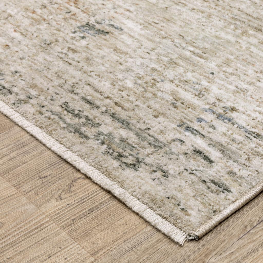 Oriental Weavers Soho SOH02 Beige Rectangle Indoor Area Rug Abstract Pattern-