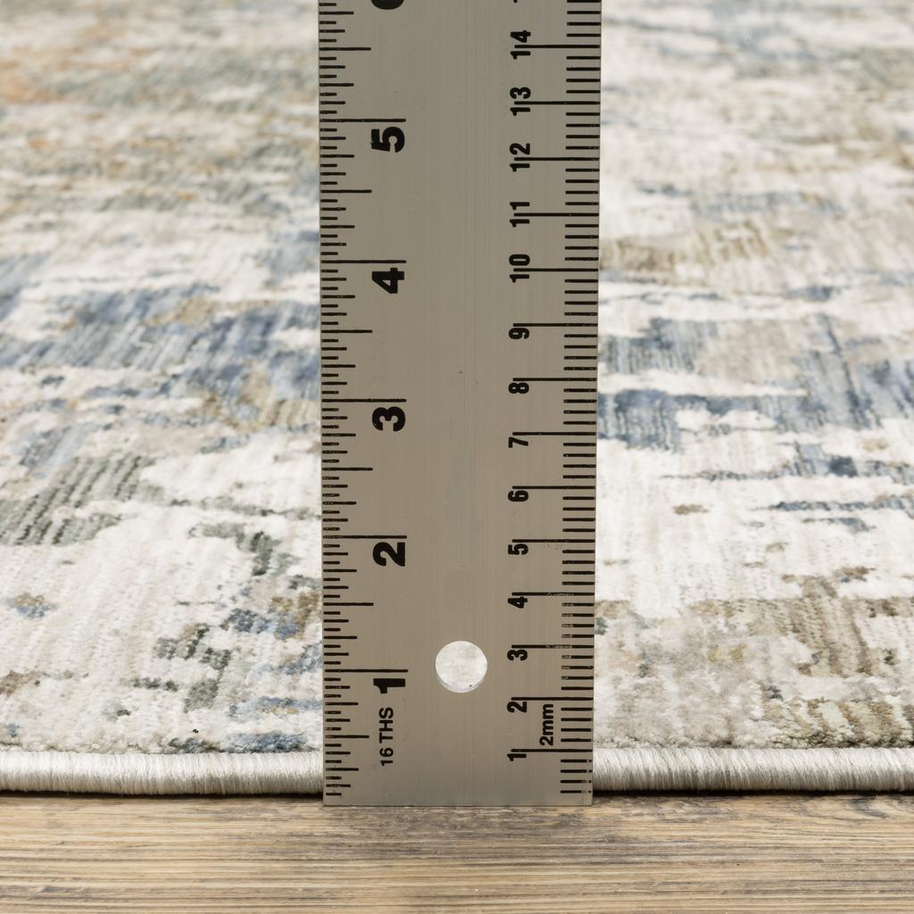 Oriental Weavers Soho SOH03 Beige Rectangle Indoor Area Rug Abstract Pattern-