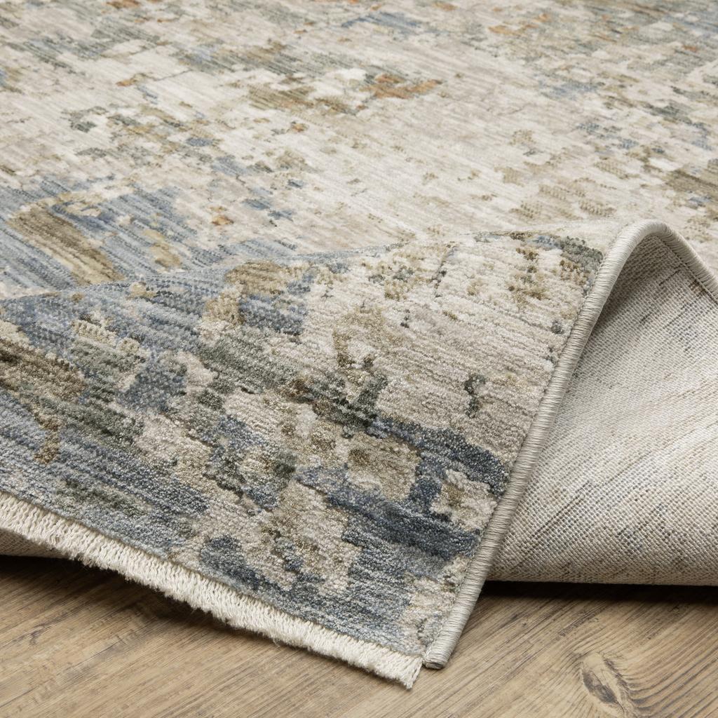 Oriental Weavers Soho SOH03 Beige Rectangle Indoor Runner Abstract Pattern-