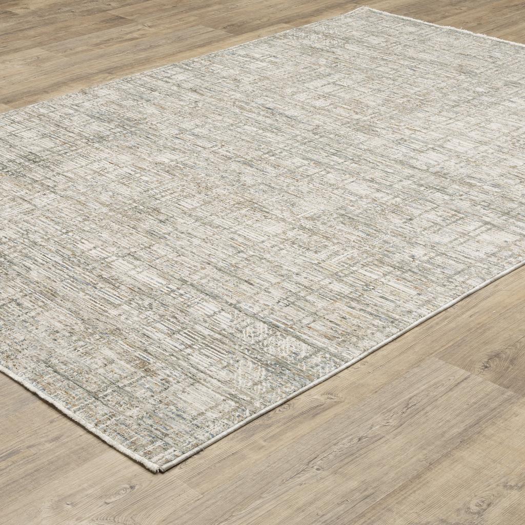 Oriental Weavers Soho SOH05 Beige Rectangle Indoor Area Rug Abstract Pattern-