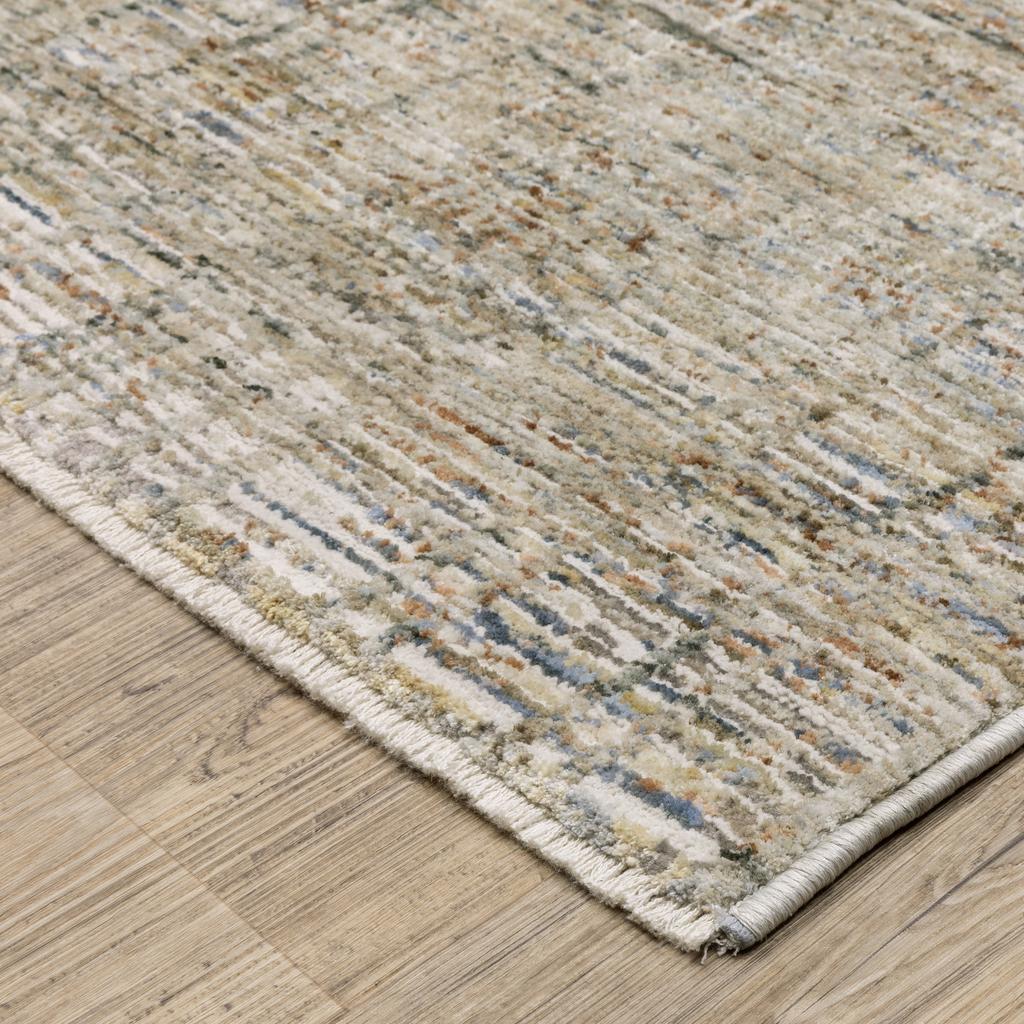 Oriental Weavers Soho SOH05 Beige Rectangle Indoor Area Rug Abstract Pattern-