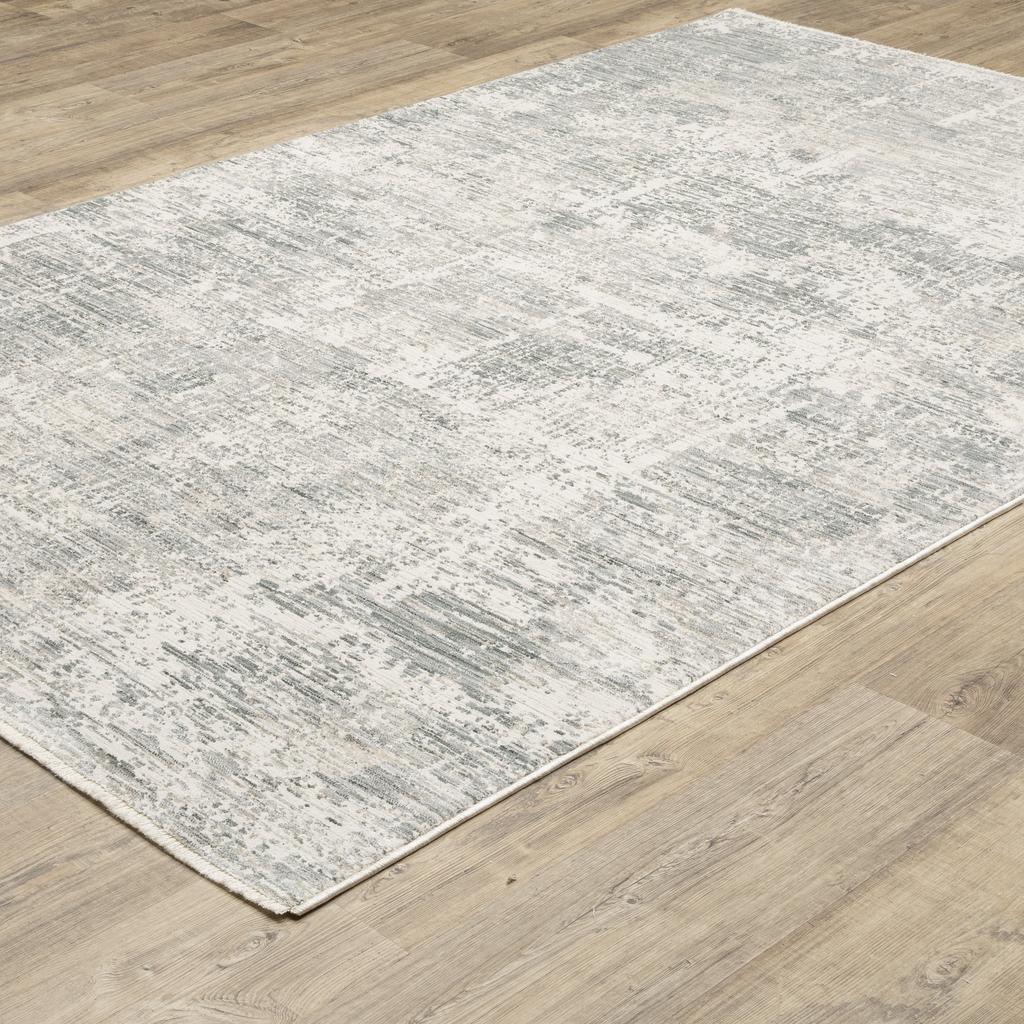 Oriental Weavers Soho SOH07 Grey Rectangle Indoor Area Rug Abstract Pattern-