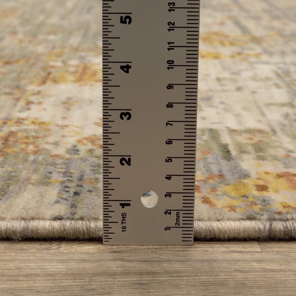 Oriental Weavers Soleri SOL03 Beige Rectangle Indoor Runner Abstract Pattern-