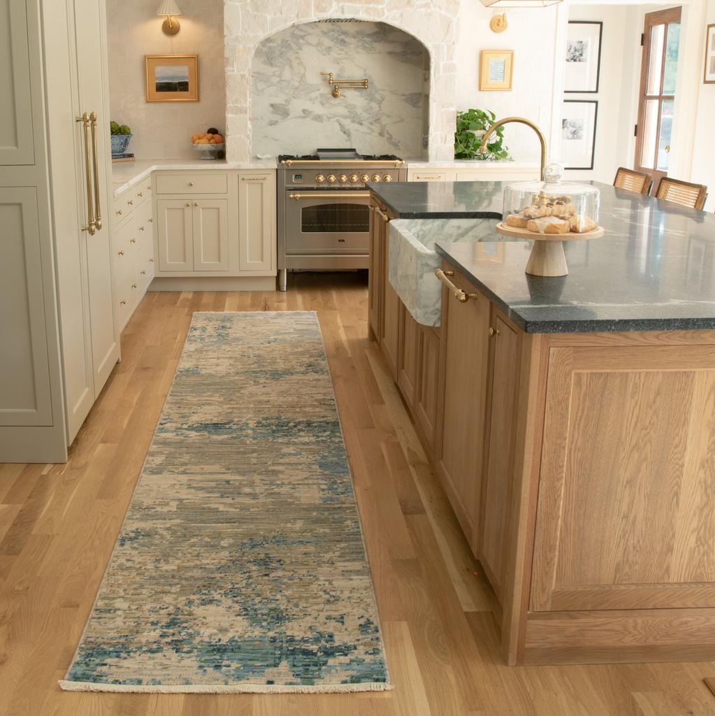 Oriental Weavers Soleri SOL07 Beige Rectangle Indoor Runner Abstract Pattern-