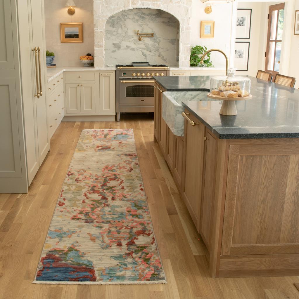 Oriental Weavers Soleri SOL09 Beige Rectangle Indoor Runner Abstract Pattern-