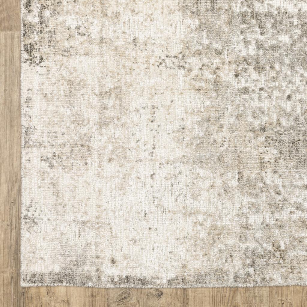 Oriental Weavers Solstice SLS01 Grey Rectangle Indoor Area Rug Abstract Pattern-